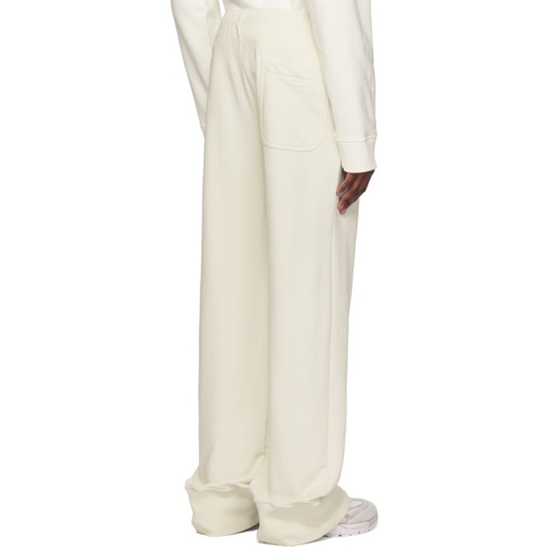  MM6 메종 마르지엘라 MM6 메종마르지엘라 Maison Margiela 오프화이트 Off-White Embroidered Sweatpants 231188M201010