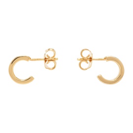 MM6 메종 마르지엘라 MM6 메종마르지엘라 Maison Margiela Gold Numeric Minimal Signature Hoop Earrings 241188M144001
