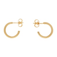 MM6 메종 마르지엘라 MM6 메종마르지엘라 Maison Margiela Gold Numeric Minimal Signature Hoop Earrings 241188M144005
