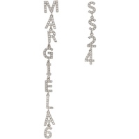 MM6 메종 마르지엘라 MM6 메종마르지엘라 Maison Margiela Silver Letter Earrings 241188M144006