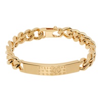 MM6 메종 마르지엘라 MM6 메종마르지엘라 Maison Margiela Gold Classic Chain Bracelet 241188M142013