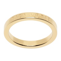 MM6 메종 마르지엘라 MM6 메종마르지엘라 Maison Margiela Gold Numeric Minimal Signature Ring 241188M147009