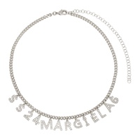 MM6 메종 마르지엘라 MM6 메종마르지엘라 Maison Margiela Silver Charm Letters Necklace 241188F023002