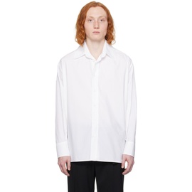 MM6 메종 마르지엘라 MM6 메종마르지엘라 Maison Margiela White Buttoned Shirt 241188M192003