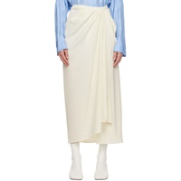 MM6 메종 마르지엘라 MM6 메종마르지엘라 Maison Margiela 오프화이트 Off-White Wrap Maxi Skirt 232188F093008