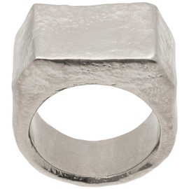 MM6 메종 마르지엘라 MM6 메종마르지엘라 Maison Margiela Silver Metal Chiseled Ring 241188F024022