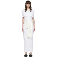 MM6 메종 마르지엘라 MM6 메종마르지엘라 Maison Margiela White Cotton Maxi Dress 221188F055012