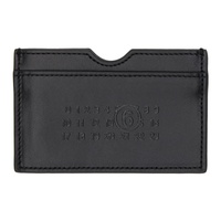 MM6 메종 마르지엘라 MM6 메종마르지엘라 Maison Margiela Black Embossed Card Holder 232188F037015