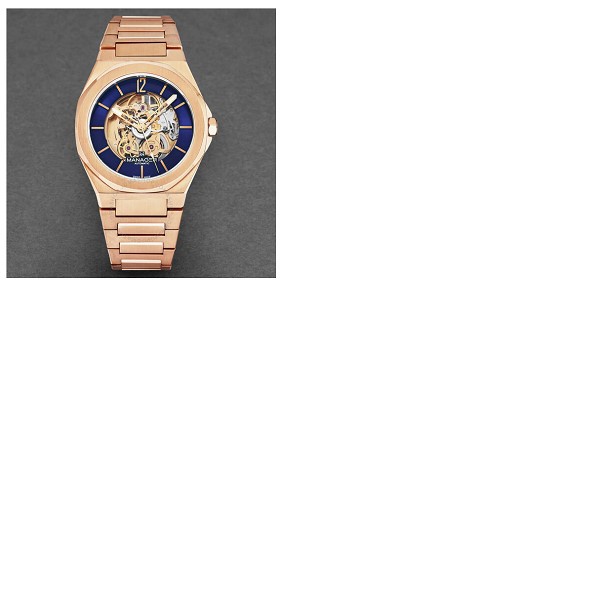  Manager Open mind Automatic Blue Dial Mens Watch MAN-RO-08-RM