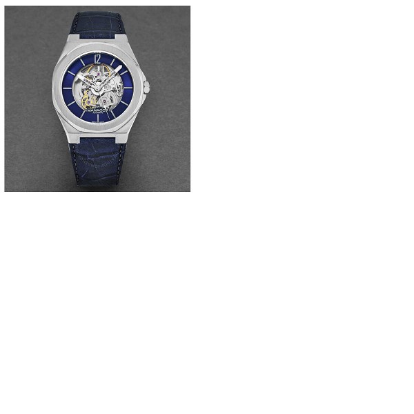  Manager Open mind Automatic Blue Dial Mens Watch MAN-RO-03-SL