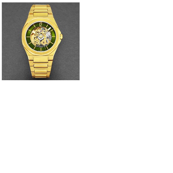  Manager Open mind Automatic Green Dial Mens Watch MAN-RO-12-GM