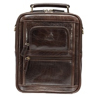 Mancini Arizona Collection Large Unisex Bag with Rear Zippered Organizer 12346039