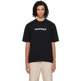 Manors Golf Black Focus T-Shirt 241576M213002