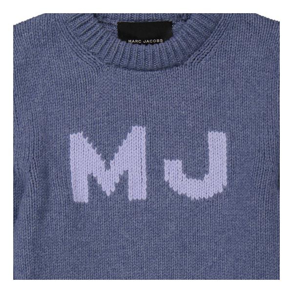 마크제이콥스 마크 제이콥스 Marc Jacobs Blue Shadow Wool The Shunken Sweater N616W02FA21-481