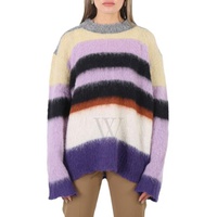 마크 제이콥스 Marc Jacobs Ladies Horizontal-stripe Pattern Long-sleeve Jumper N620W02RE21-960