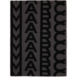 마크 제이콥스 Marc Jacobs Black & Gray Monogram Knit 231190F028000