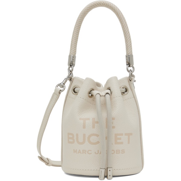 마크제이콥스 마크 제이콥스 Marc Jacobs White The Leather Mini Bucket Bag 241190F048067