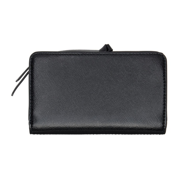 마크제이콥스 마크 제이콥스 Marc Jacobs Black The Snapshot Compact Wallet 231190F040009