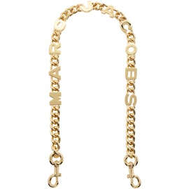 마크 제이콥스 Marc Jacobs Gold The Logo Chain Shoulder Strap 242190F283008