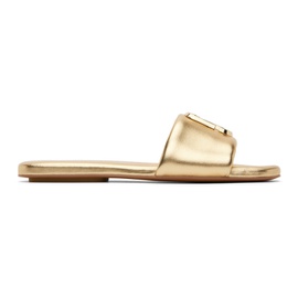 마크 제이콥스 Marc Jacobs Gold The J Marc Metallic Sandals 242190F124000