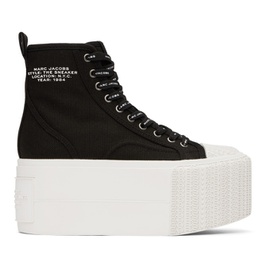 마크 제이콥스 Marc Jacobs Black The Platform High Top Sneakers 242190F127001