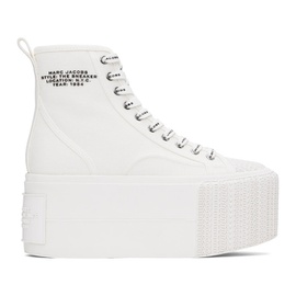 마크 제이콥스 Marc Jacobs White The Platform High Top Sneakers 242190F127000