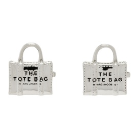 마크 제이콥스 Marc Jacobs Silver The Tote Bag Stud Earrings 242190F022007