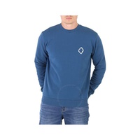 Marcelo Burlon Mens P에트로 ETROL Blue Tempera Cross Print Sweatshirt MBA009S22FLE004-4801