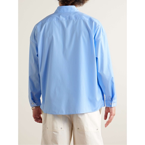 마르니 마르니 MARNI Logo-Print Cotton-Poplin Shirt 1647597323562296