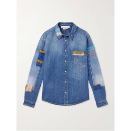 마르니 MARNI Embroidered Appliqued Denim Shirt Jacket 1647597323574098