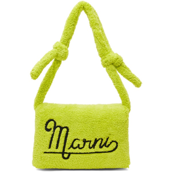 마르니 마르니 Marni Green Prisma Bag 231379F048060