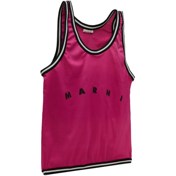 마르니 마르니 Marni Pink Basket Tank Top Tote 232379F049038