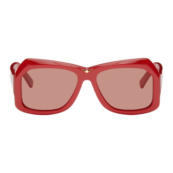 마르니 마르니 Marni Red Tiznit Sunglasses 241379M134035