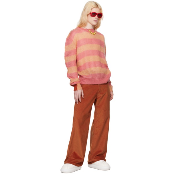 마르니 마르니 Marni Pink & Orange Mix Sweater 241379M201020