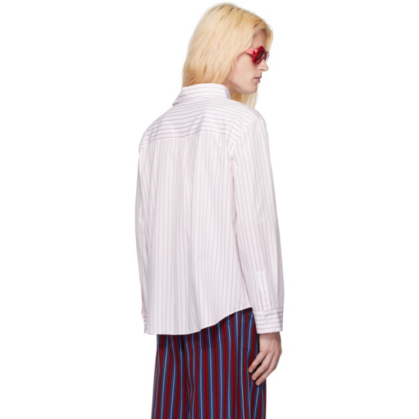 마르니 마르니 Marni White Striped Shirt 241379M192008