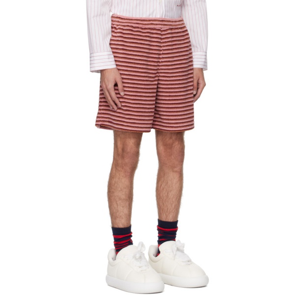 마르니 마르니 Marni Pink Striped Shorts 241379M193014