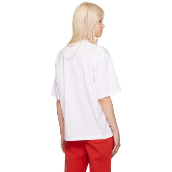 마르니 마르니 Marni SSENSE Exclusive White T-Shirt 241379F110001