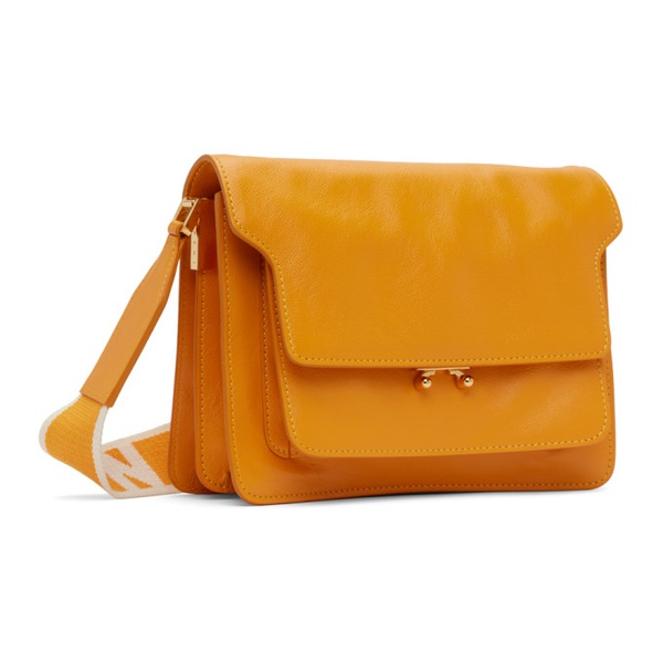 마르니 마르니 Marni Orange Trunk Soft Medium Bag 241379F048039
