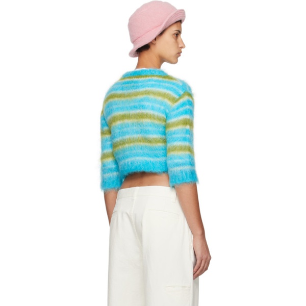 마르니 마르니 Marni Blue Striped Sweater 241379F096011