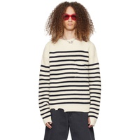 마르니 Marni 오프화이트 Off-White Striped Sweater 241379M201017