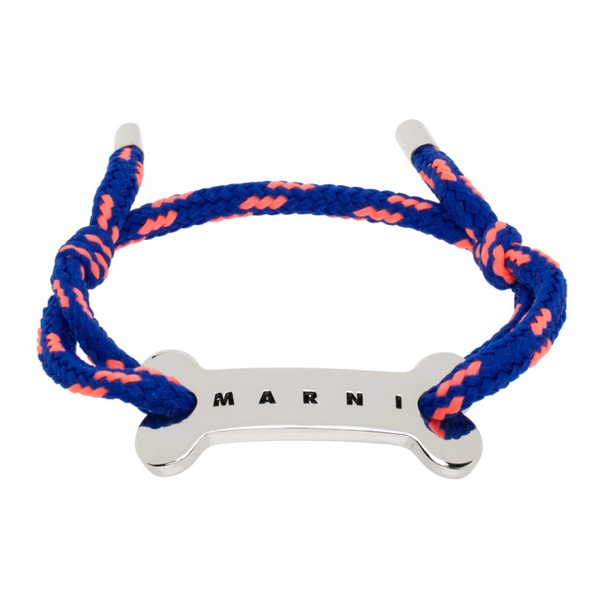 마르니 마르니 Marni Blue Cord Bracelet 241379M142004
