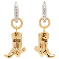마르니 Marni Gold Charm Earrings 241379F022014