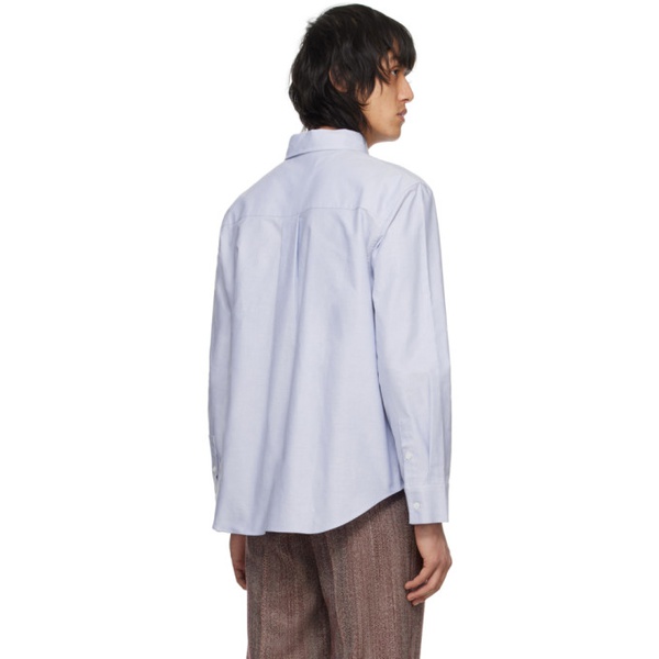 마르니 마르니 Marni Blue Pocket Shirt 241379M192007
