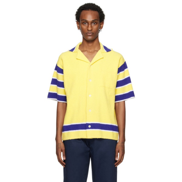 마르니 마르니 Marni Yellow Stripe Shirt 241379M192033
