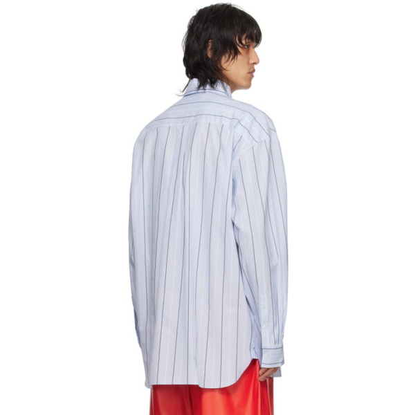 마르니 마르니 Marni Blue Striped Shirt 241379M192009