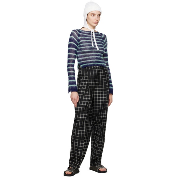 마르니 마르니 Marni Blue Striped Sweater 241379F096001