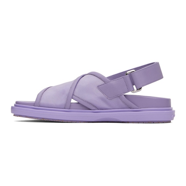 마르니 마르니 Marni Purple Fussbett Sandals 241379F124013