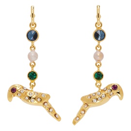 마르니 Marni Gold Charm Earrings 241379F022016
