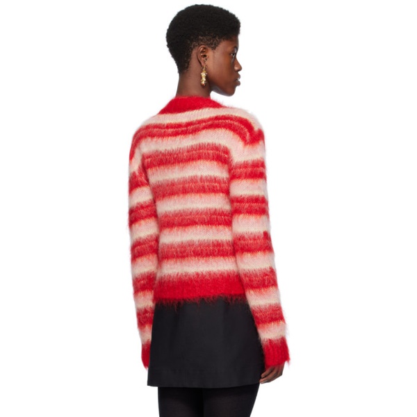 마르니 마르니 Marni Pink Striped Sweater 241379F096023