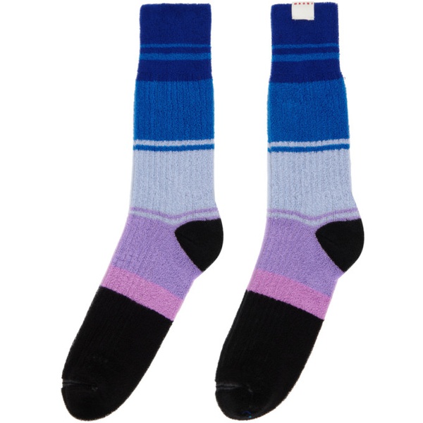 마르니 마르니 Marni Multicolor Striped Socks 231379M220019